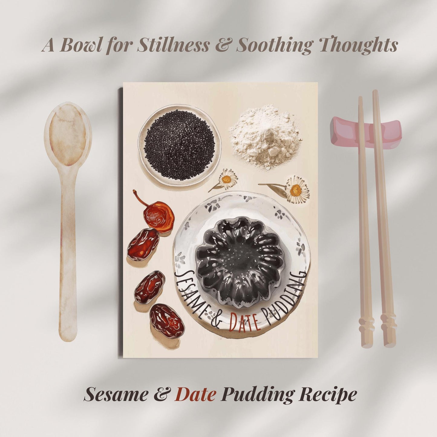 【TCM Recipe】Black Sesame & Red Date for Rest