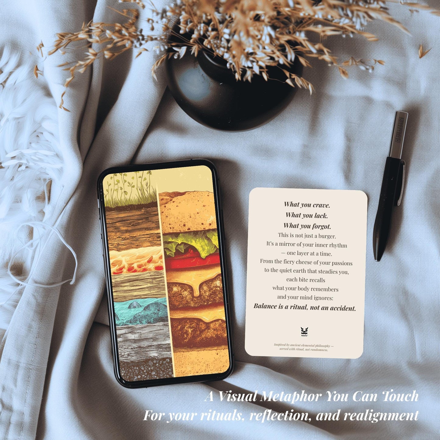 【TCM Made Visual】Burger of Balance™ Ritual Deck