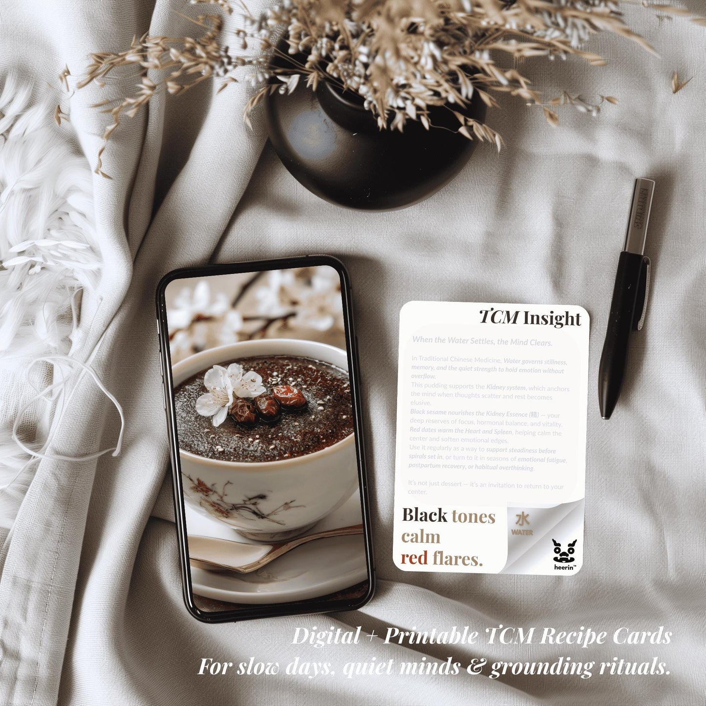 【TCM Recipe】Black Sesame & Red Date for Rest