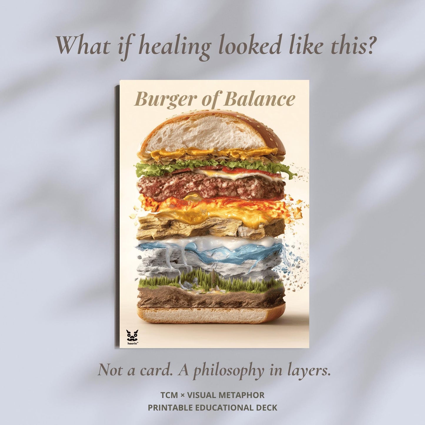 【TCM Made Visual】Burger of Balance™ Ritual Deck